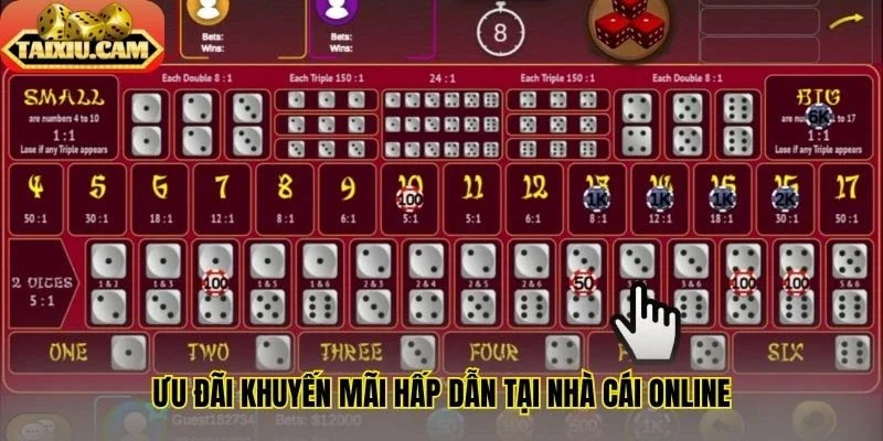 Ưu đãi khuyến mãi hấp dẫn tại nhà cái online